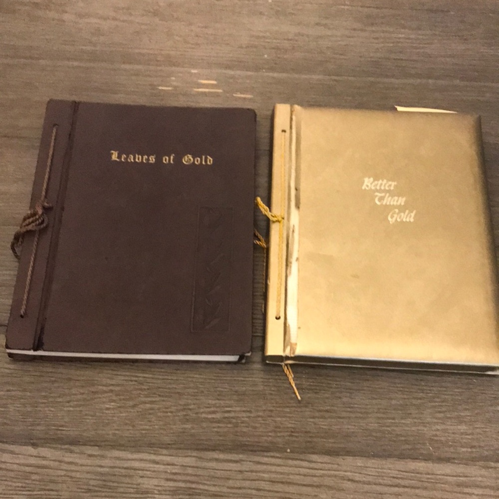 Vintage books leaves of gold & better than gold edited by Clyde Francis Little